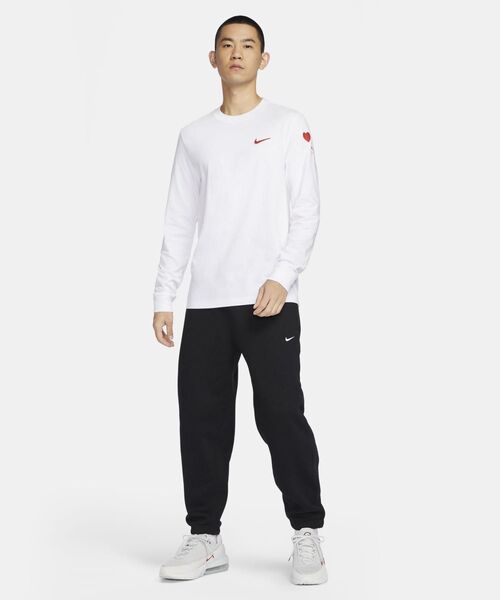 NIKE（ナイキ）の「ナイキ スポーツウェア ロングスリーブ Tシャツ / Nike Sportswear Long-Sleeve T-Shirt ＜S-2XL 展開＞（Tシャツ/カットソー・メンズ・レッド/ホワイト/ピンク・2XL/L/M/S/XL）」の7枚目の写真