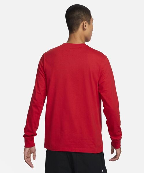 NIKE（ナイキ）の「ナイキ スポーツウェア ロングスリーブ Tシャツ / Nike Sportswear Long-Sleeve T-Shirt ＜S-2XL 展開＞（Tシャツ/カットソー・メンズ・レッド/ホワイト/ピンク・2XL/L/M/S/XL）」の8枚目の写真