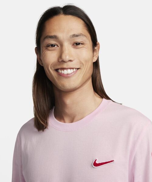 NIKE（ナイキ）の「ナイキ スポーツウェア ロングスリーブ Tシャツ / Nike Sportswear Long-Sleeve T-Shirt ＜S-2XL 展開＞（Tシャツ/カットソー・メンズ・レッド/ホワイト/ピンク・2XL/L/M/S/XL）」の13枚目の写真