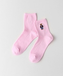新品　ポロラルフローレン　レディースポロベア靴下　4足組 NAIGAI｜POLO RALPH LAUREN オーガニックコットン混 ポロベア