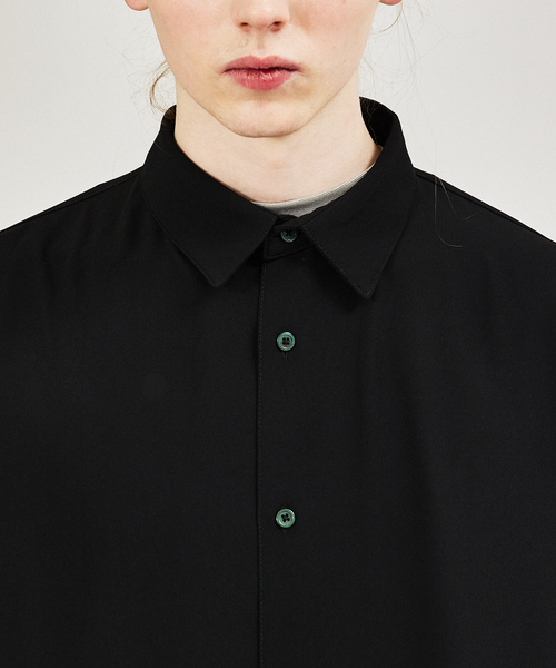 AH ABAHOUSE（エーエイチアバハウス）の「【AH ABAHOUSE】ジョーゼット ドルマンスリーブ シャツ（シャツ/ブラウス・メンズ・ホワイト/ブラック/ダークグリーン/チャコールグレー・フリー）」の8枚目の写真