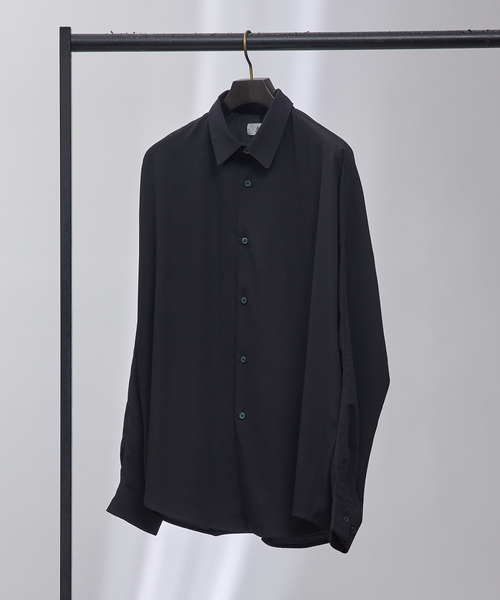 AH ABAHOUSE（エーエイチアバハウス）の「【AH ABAHOUSE】ジョーゼット ドルマンスリーブ シャツ（シャツ/ブラウス・メンズ・ホワイト/ブラック/ダークグリーン/チャコールグレー・フリー）」の13枚目の写真