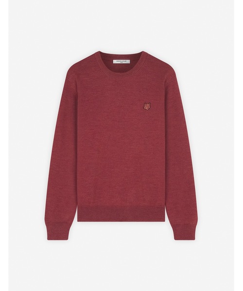 Maison Kitsune（メゾンキツネ）の「BOLD FOX HEAD PATCH REGULAR JUMPER（ニット/セーター・メンズ・ブラック/ブルー系その他/ライトグレー/レンガ/グレイッシュブルー/アイボリー・L/S/M/XL/XS）」の6枚目の写真