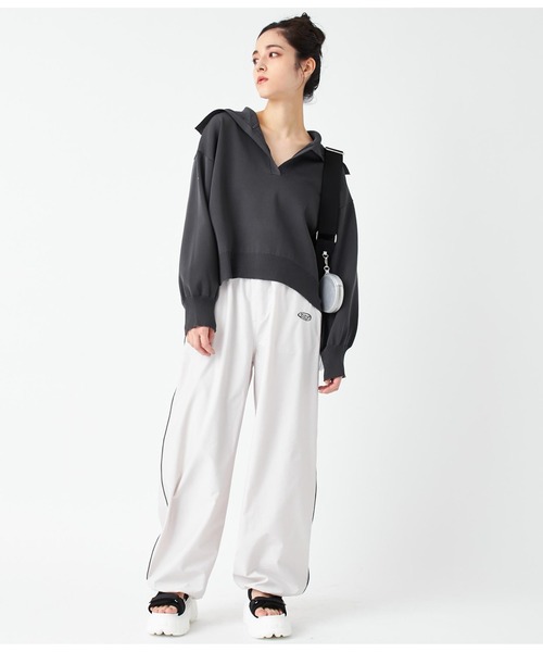 ANAP(アナップ)の「スキッパーデザインスポンジニットトップス(ニット/セーター・レディース・ライトブルー/ホワイト×ブラック/スミクロ・FREE)」の20枚目の写真