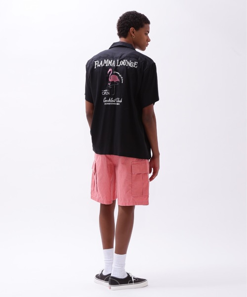 AVIREX(アヴィレックス)の「《直営店限定》BOWLING SHIRT MIAMI / ボーリング シャツ マイアミ / AVIREX / アヴィレックス(シャツ/ブラウス・メンズ・ピンク/セージグリーン/ブラック・X-LARGE/LARGE/MEDIUM/XX-LARGE)」の5枚目の写真