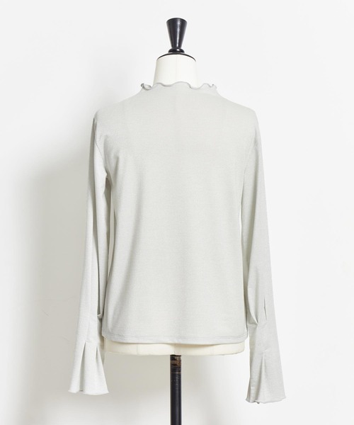 NOELA(ノエラ)の「ラメタックスリーブカットソー(Tシャツ/カットソー・レディース・ライトグリーン/ベージュ/グレー・フリー)」の20枚目の写真