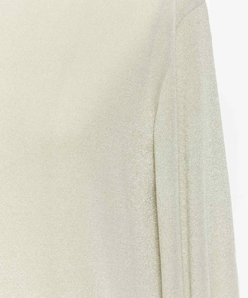 NOELA(ノエラ)の「ラメタックスリーブカットソー(Tシャツ/カットソー・レディース・ライトグリーン/ベージュ/グレー・フリー)」の16枚目の写真