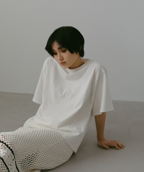 CASAFLINE カーサフライン　オーガニックコットンTシャツ　ホワイト NOBLE別注 追加4》CASA FLINE/カーサフライン オーガニック