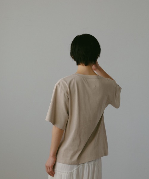 コットンリラックスTシャツ（Tシャツ/カットソー）｜CASA FLINE（カーサフライン）