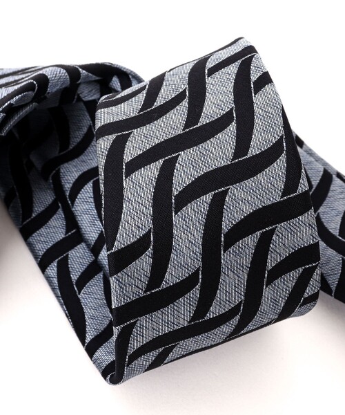 NOLLEY'S goodman（ノーリーズグッドマン）の「RBウェーブモーションメッシュネクタイ（ネクタイ・メンズ・ブルー系その他/ネイビー・FREE）」の4枚目の写真