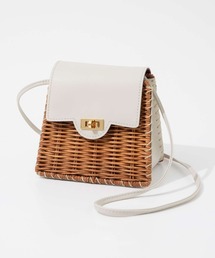 The Bagmati | BAGMATI LEATHER COMBINATION MINI BASKET SHOULDERBAG バグマティ レザー使い　ミニかごバッグ　ショルダー(ショルダーバッグ)