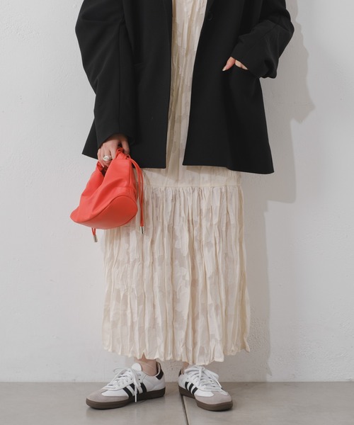 Kastane（カスタネ）の「【低身長サイズ/ZOZOTOWN限定】シアージャガードレースノースリワンピース（ワンピース・レディース・ブラック/アイボリー・1/0）」の9枚目の写真