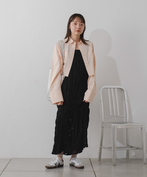 Kastane（カスタネ）の「【低身長サイズ/ZOZOTOWN限定】シアージャガードレースノースリワンピース（ワンピース・レディース・ブラック/アイボリー・1/0）」の7枚目の写真