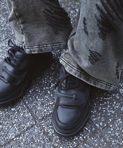 ROYAL FLASH（ロイヤルフラッシュ）の「1807/イチハチゼロナナ/Star Sneakers　Low/02002（スニーカー・レディース・ホワイト/ブラック/イエロー・44/39/41/42/43/36/37/45/38）」の6枚目の写真