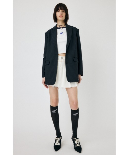 MOUSSY（マウジー）の「HONDA GLITTER ソックス（ソックス/靴下・レディース・シルバー/ブラック・FREE）」の12枚目の写真