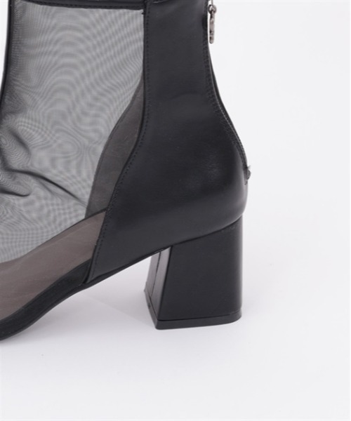 axes femme（アクシーズファム）の「ライン使いシアーブーツ（ブーツ・レディース・ブラック/ベージュ・MEDIUM/LARGE）」の17枚目の写真