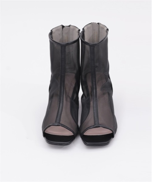 axes femme（アクシーズファム）の「ライン使いシアーブーツ（ブーツ・レディース・ブラック/ベージュ・MEDIUM/LARGE）」の21枚目の写真