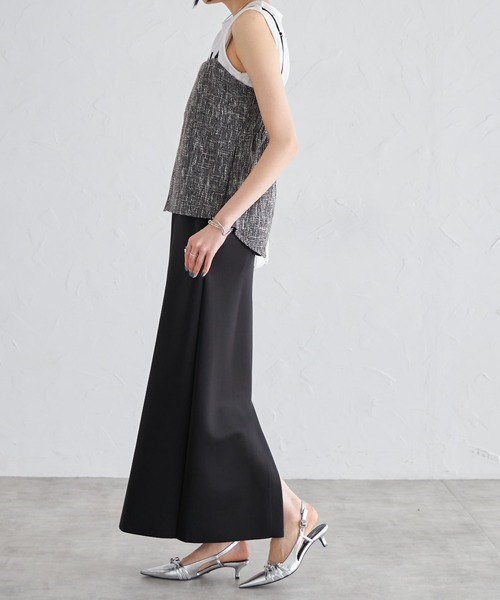 each（イーチ）の「【セットアップ可能】ツイードキャミビスチェ（キャミソール・レディース・アイボリー/グレイッシュベージュ/ブラック・FREE）」の20枚目の写真