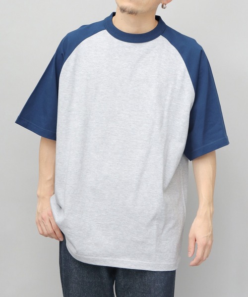 United Athle(ユナイテッドアスレ)の「5.6オンス ルーズシルエット ラグランTシャツ(Tシャツ/カットソー・メンズ・グレー系その他/グレー系その他2/グレー系その他3/ホワイト・M/L/XL)」の4枚目の写真