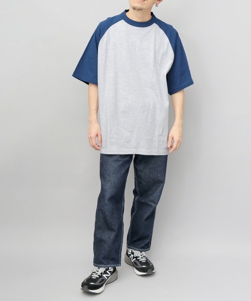 United Athle(ユナイテッドアスレ)の「5.6オンス ルーズシルエット ラグランTシャツ(Tシャツ/カットソー・メンズ・グレー系その他/グレー系その他2/グレー系その他3/ホワイト・M/L/XL)」の14枚目の写真