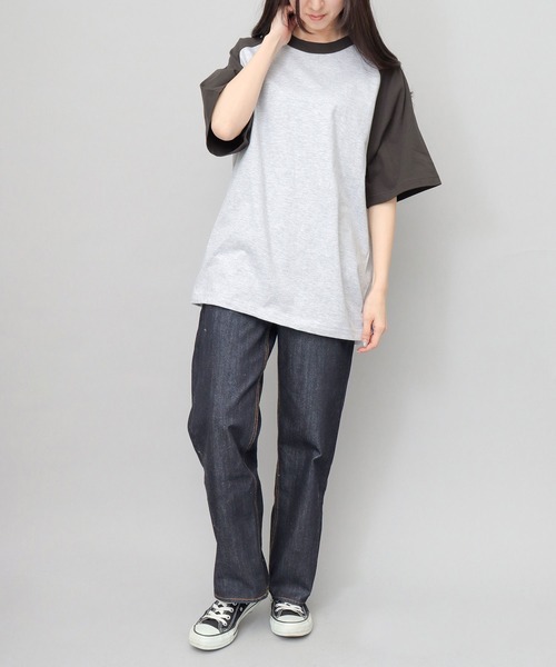 United Athle(ユナイテッドアスレ)の「5.6オンス ルーズシルエット ラグランTシャツ(Tシャツ/カットソー・メンズ・グレー系その他/グレー系その他2/グレー系その他3/ホワイト・M/L/XL)」の11枚目の写真