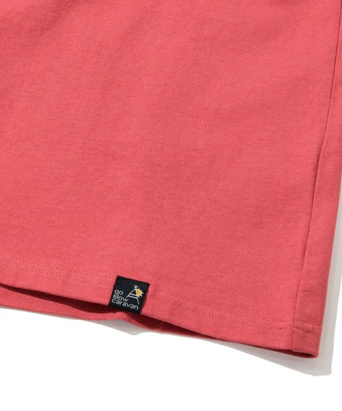 go slow caravan（ゴースローキャラバン）の「USA/C スクエアLOGOバックプリントゆったりTEE（Tシャツ/カットソー・メンズ・ミント/ホワイト/レッド/ブラック/ナチュラル・SMALL/MEDIUM/LARGE/X-LARGE）」の20枚目の写真