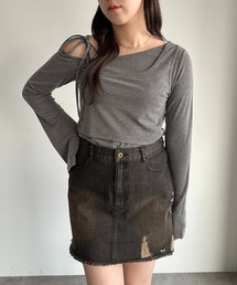 apres jour mignon | レイヤードリボントップス【ZOZOTOWN限定アイテム】(Tシャツ/カットソー)