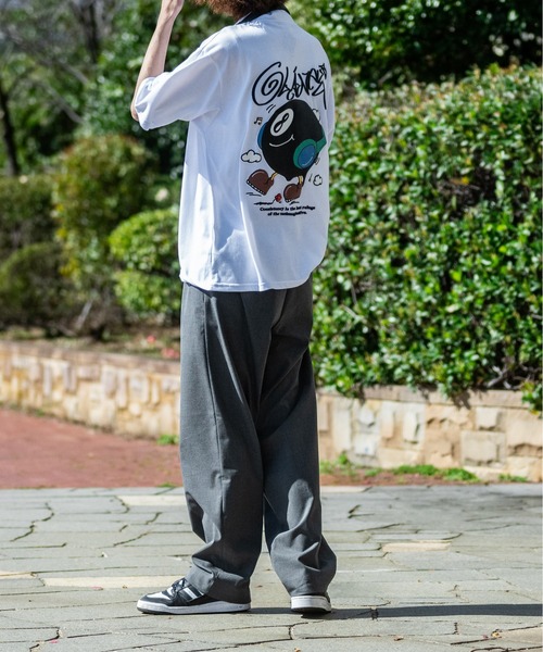 JOHN'S CLOSET（ジョンズクローゼット）の「【13】アソートパターン 半袖ハーフジップ（Tシャツ/カットソー・メンズ・ホワイト系その他3/ブラック系その他2/ホワイト系その他/ブラック系その他/ホワイト系その他2/ミント/ブルーグレー/オフホワイト/ブラック・LARGE/MEDIUM）」の14枚目の写真