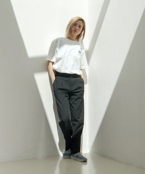 THRASHER（スラッシャー）の「Emblem S/S T-SHIRTS/スラッシャースタンダードシルエットバッグエンブレムプリント半袖Tシャツ（Tシャツ/カットソー・メンズ・ホワイト×ブラック/ブラック×ホワイト・MEDIUM/XX-LARGE/X-LARGE/LARGE）」の4枚目の写真