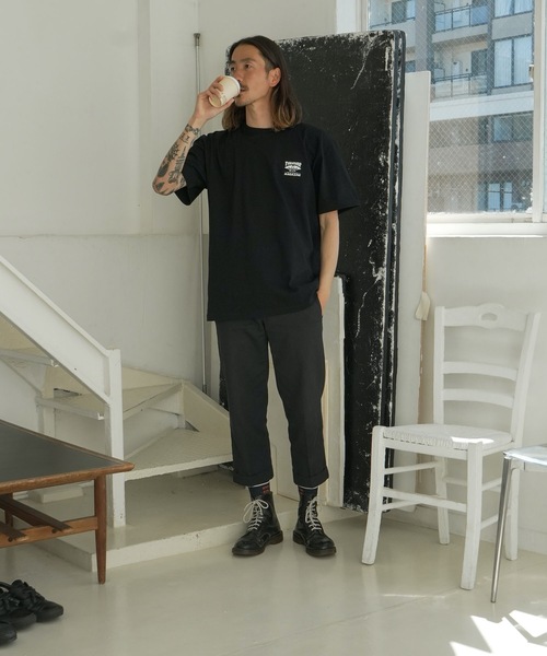 THRASHER（スラッシャー）の「Emblem S/S T-SHIRTS/スラッシャースタンダードシルエットバッグエンブレムプリント半袖Tシャツ（Tシャツ/カットソー・メンズ・ホワイト×ブラック/ブラック×ホワイト・MEDIUM/XX-LARGE/X-LARGE/LARGE）」の13枚目の写真