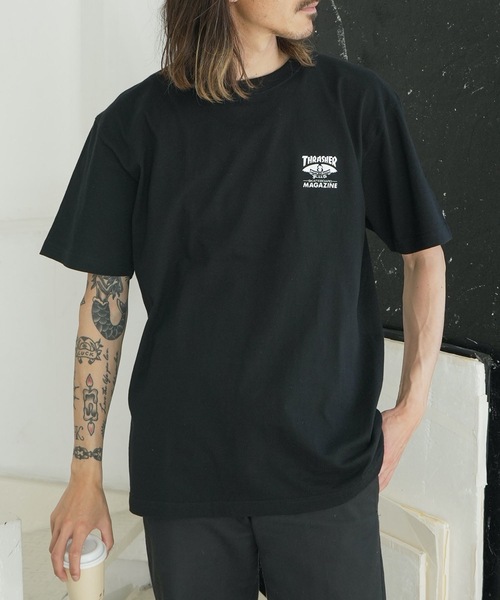 THRASHER（スラッシャー）の「Emblem S/S T-SHIRTS/スラッシャースタンダードシルエットバッグエンブレムプリント半袖Tシャツ（Tシャツ/カットソー・メンズ・ホワイト×ブラック/ブラック×ホワイト・MEDIUM/XX-LARGE/X-LARGE/LARGE）」の19枚目の写真