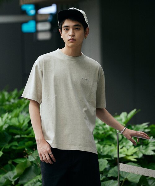 Snow Peak（スノーピーク）の「SNOW PEAK × JOURNAL STANDARD / 別注 Pigment Dyed Logo S/S Tshirt（Tシャツ/カットソー・メンズ・アイボリー/サックスブルー/ライトグレー/ピンク/ネイビー/ブラック系その他・MEDIUM/LARGE/X-LARGE）」の20枚目の写真