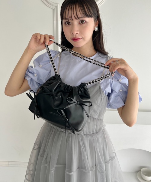 IR様 メメル服 ショルダーバック かぼちゃパンツ青りんごリボンセット