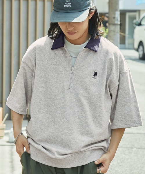 U.S. POLO ASSN. /ユーエスポロアッスン 別注ワンポイント刺繍 ハーフ