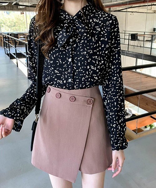 Miniministore(ミニミニストア)の「シフォン シャツブラウス レディース(シャツ/ブラウス・レディース・ブラック/ミント/ホワイト・M/XL/L)」の5枚目の写真