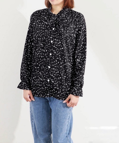 Miniministore(ミニミニストア)の「シフォン シャツブラウス レディース(シャツ/ブラウス・レディース・ブラック/ミント/ホワイト・M/XL/L)」の7枚目の写真