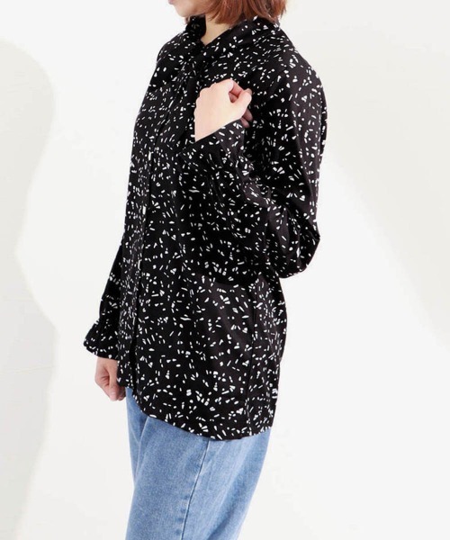 Miniministore(ミニミニストア)の「シフォン シャツブラウス レディース(シャツ/ブラウス・レディース・ブラック/ミント/ホワイト・M/XL/L)」の8枚目の写真