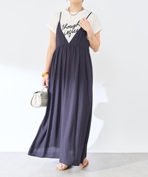 un dix cors | とろみギャザーキャミワンピース(ワンピース)