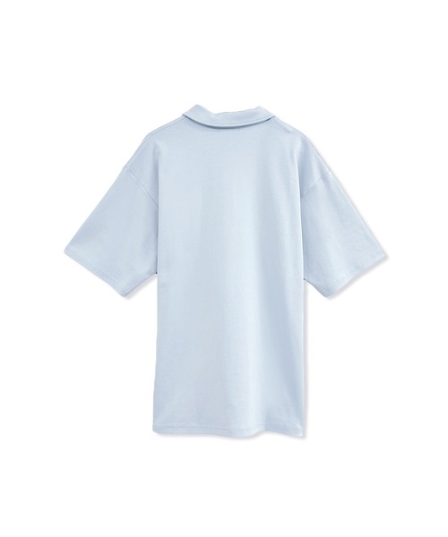 ANDGEEBEE（アンジービー）の「UNISEX FOXポロT（ポロシャツ・レディース・ネイビー/ライトブルー・FREE）」の7枚目の写真