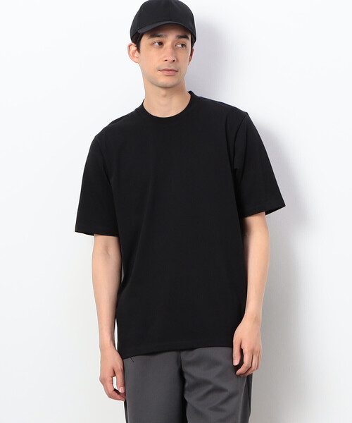 COMME CA ISM(コムサイズム)の「【接触冷感機能】Feel-Cool ジャケットTシャツ(Tシャツ/カットソー・メンズ・グレー/ブラック/ホワイト・SMALL/MEDIUM/LARGE/X-LARGE)」の3枚目の写真
