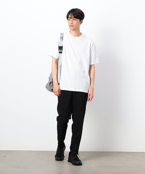 COMME CA ISM(コムサイズム)の「【接触冷感機能】Feel-Cool ジャケットTシャツ(Tシャツ/カットソー・メンズ・グレー/ブラック/ホワイト・SMALL/MEDIUM/LARGE/X-LARGE)」の4枚目の写真