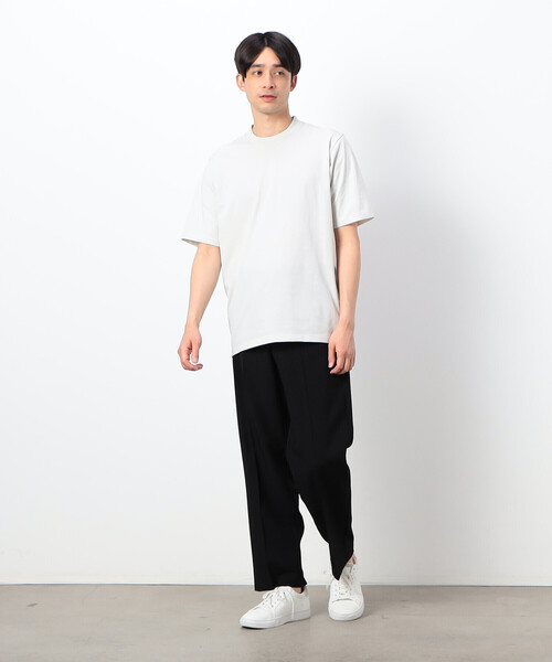 COMME CA ISM(コムサイズム)の「【接触冷感機能】Feel-Cool ジャケットTシャツ(Tシャツ/カットソー・メンズ・グレー/ブラック/ホワイト・SMALL/MEDIUM/LARGE/X-LARGE)」の5枚目の写真