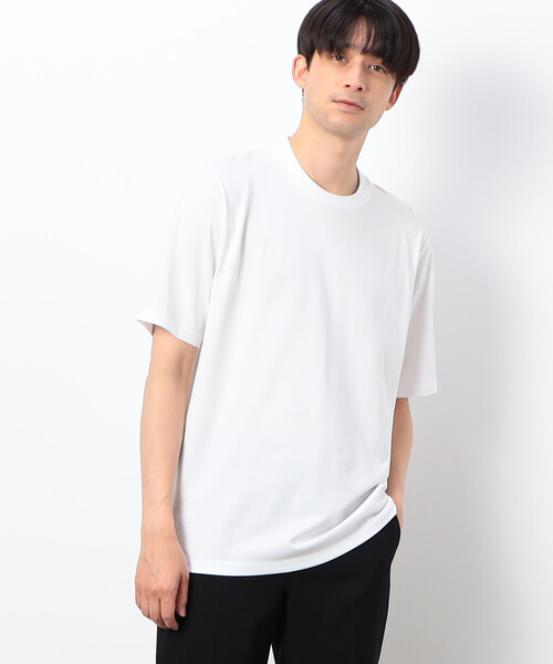 COMME CA ISM(コムサイズム)の「【接触冷感機能】Feel-Cool ジャケットTシャツ(Tシャツ/カットソー・メンズ・グレー/ブラック/ホワイト・SMALL/MEDIUM/LARGE/X-LARGE)」の20枚目の写真