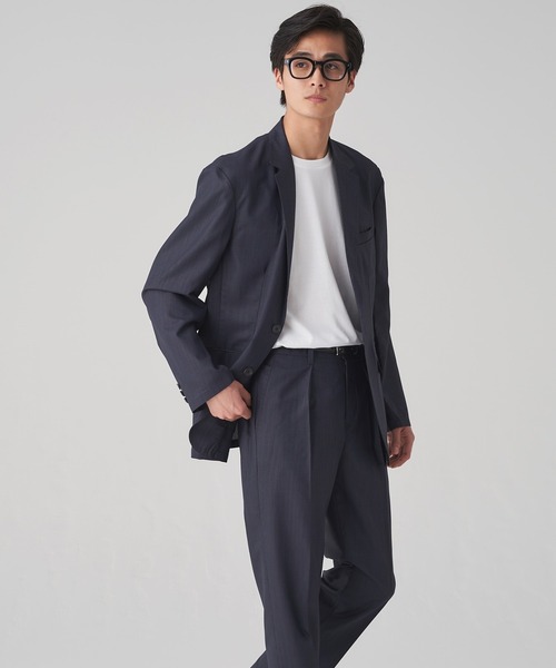 COMME CA ISM(コムサイズム)の「【接触冷感機能】Feel-Cool ジャケットTシャツ(Tシャツ/カットソー・メンズ・グレー/ブラック/ホワイト・SMALL/MEDIUM/LARGE/X-LARGE)」の19枚目の写真