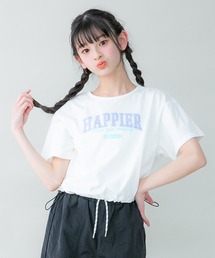 JENNI belle（ジェニィベル）の「【WEB限定】防蚊すそドロストショート丈Tシャツ（Tシャツ/カットソー・キッズ）」