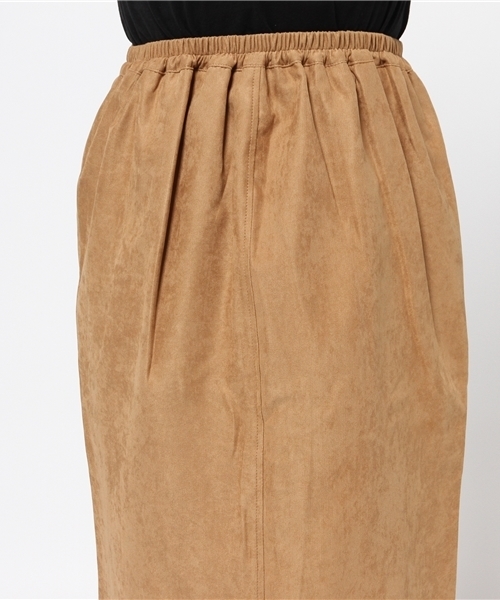 WEGO（ウィゴー）の「WEGO/スリットペンシルスカート（スカート・レディース・ベージュ/カーキ・FREE）」の6枚目の写真