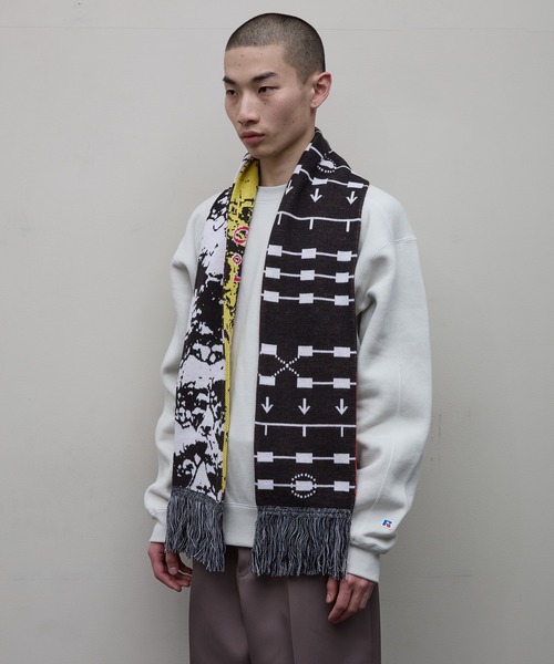 【とりくん】BAL JACQUARDKNITSOCCER SCARF BAL 30%OFF JACQUARD KNIT SOCCER SCARF - tity