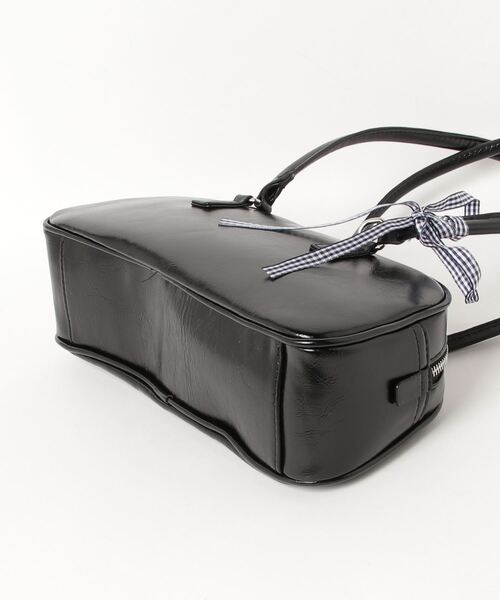 BOSTON RIBBON BAG/ボストンリボンバッグ Firsthand/Leather Ribbon Boston bag / レザーリボンボストン