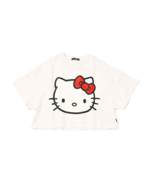 Little sunny bite（リトルサニーバイト）の「hello kitty short tee（Tシャツ/カットソー・レディース・ホワイト/ブラック/ブルー・FREE）」の2枚目の写真