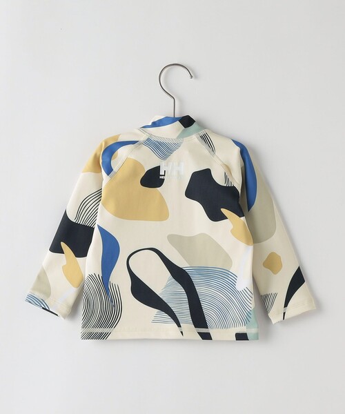 HELLY HANSEN(ヘリーハンセン)の「HELLY HANSEN:80~90cm / Print Full zip Rashguard(水着・キッズ・ピンク系その他/ベージュ系その他・90/80)」の3枚目の写真